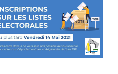 Inscriptions sur les listes électorales