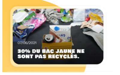 Campagne de communication sur le refus de tri