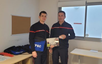 Les Sapeurs-Pompiers de Saint-Cyprien débutent leur tournée de Calendrier